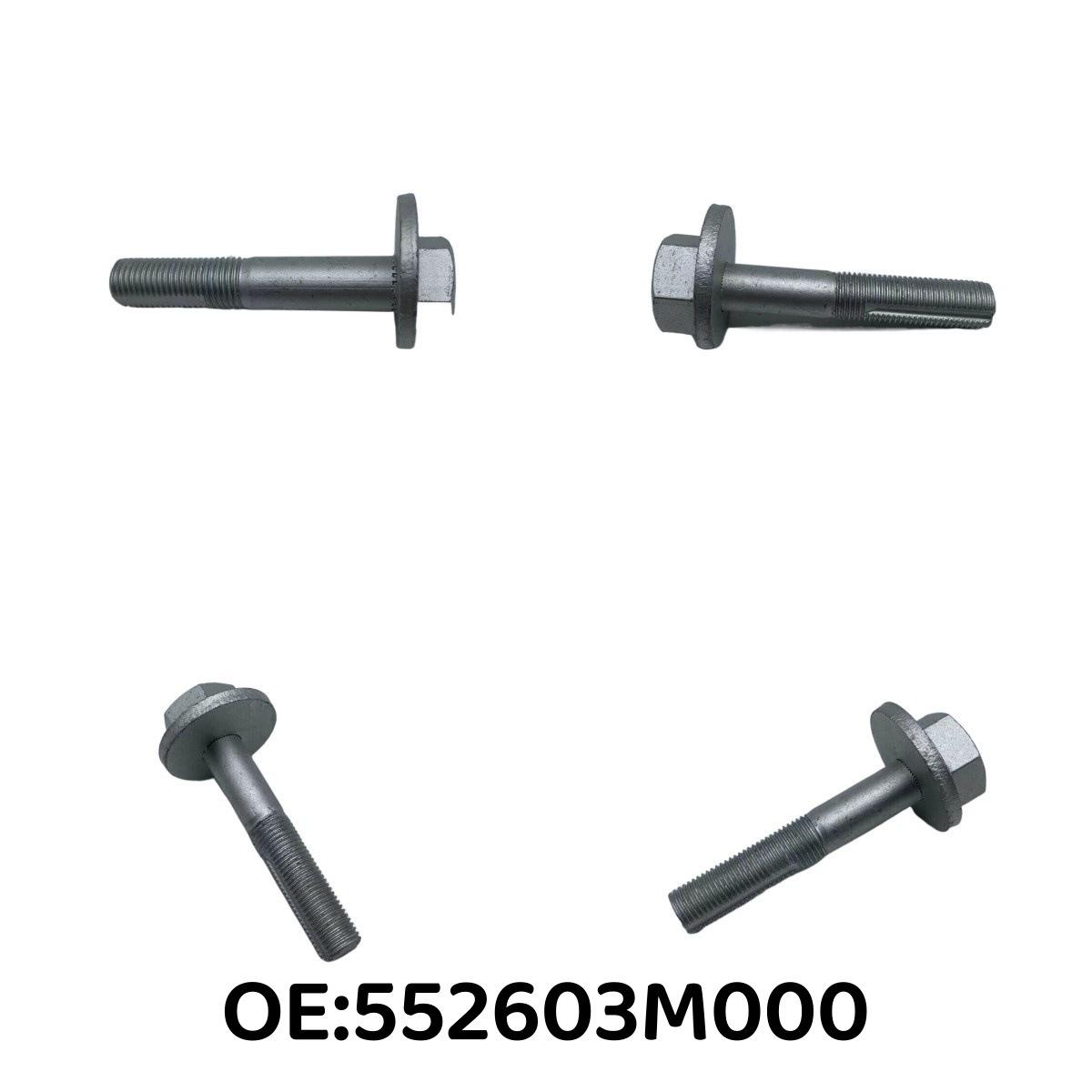 

552603M000 fits Hyundai and Kia rear suspension: control arm bolts, tie rods, screws, nuts, washers, and spacers. 552603M000
