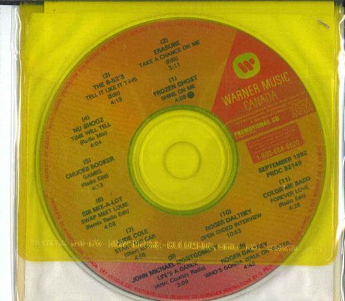 CD РАЗЛИЧНЫЕ  Warner Music Canada Сентябрь 1992  PROC92149 WARNER MUSIC CA 1992 Канада Поп Б/у