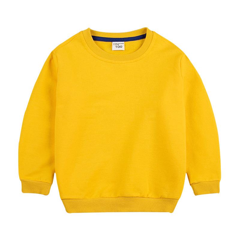 Children's Round Neck Long Sleeve Sweatshirt - Autumn/Winter Styles for Custom Pattern Designs