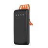 Dudao K6Pro Universal Power Bank 10000mAh with USB Cable, USB Type C, Lightning Black (K6Pro-black)