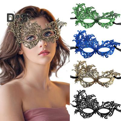 Damen Spitzenmaske, venezianische Halbmaske, verdickte sexy Partymaske für Maskerade, Kostümparty, Abschlussball, Karneval