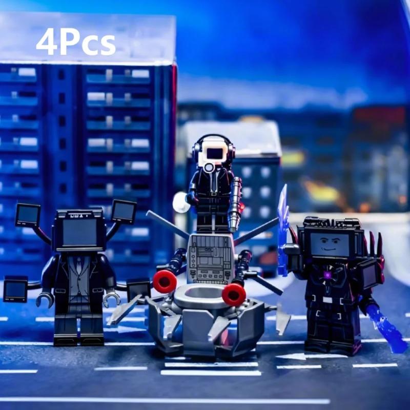 

Большой Размер Новый Скибиди Туалет Коробка Конструктор Большой Титан Камерамэн Спикермэн Мини Экшн Фигурка Игрушки