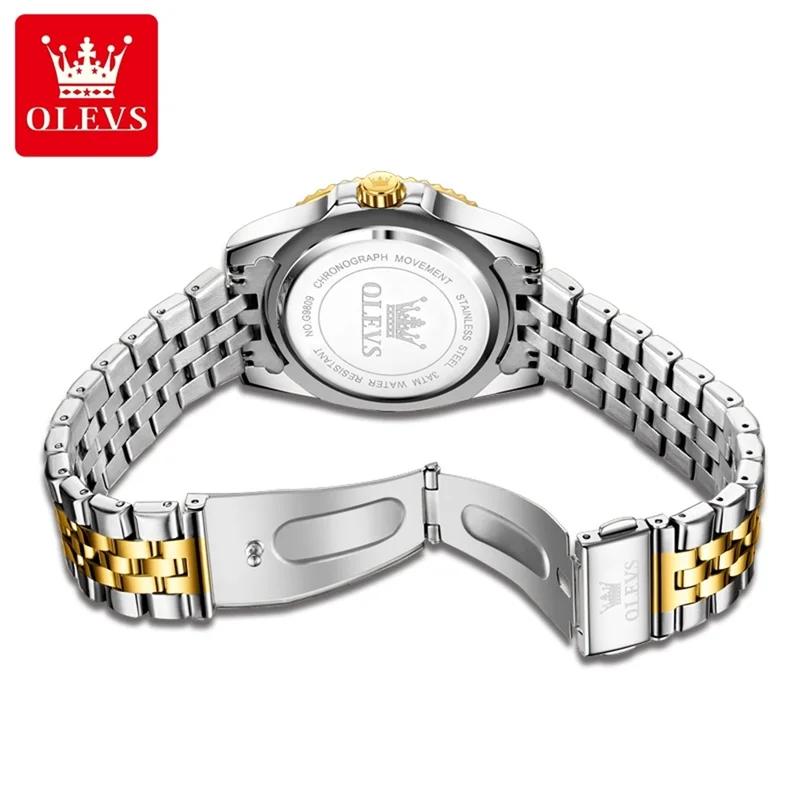 OLEVS Pánské hodinky Luxusní originální hodinky Quartz Trendy Módní Značka Automatic Date Vodotěsné pánské hodinky
