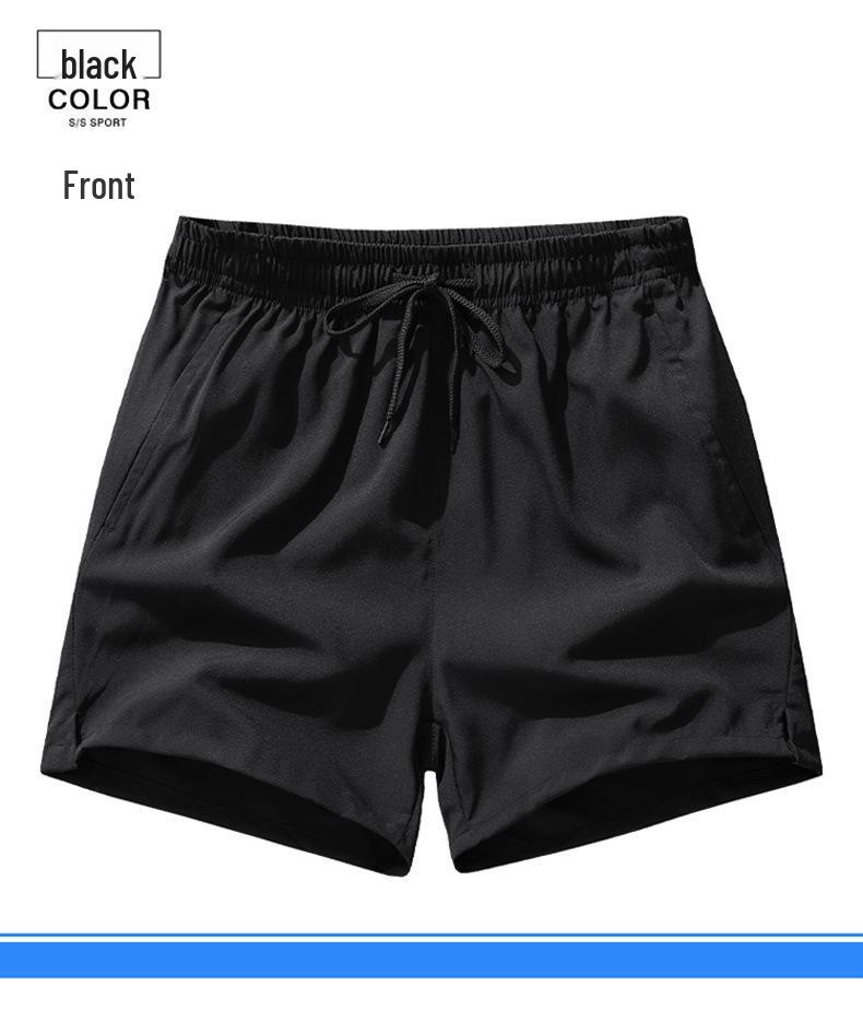 Ice Silk Summer Loose Sports Shorts for Men & Women - Casual Outdoor Beachwear