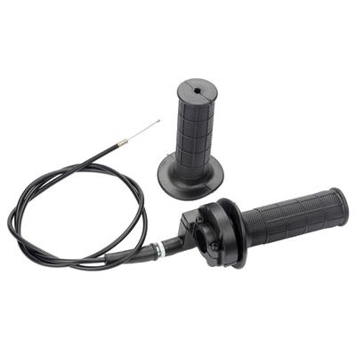 Drehgriff Gasgriff Griffe und Gebogenes Kabel Gaszug & Griffe für 50cc 110cc 125cc 150cc 250cc Crossbike