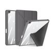 For Apple iPad 10.2 2026/iPad Pro 12.9 11/iPad Air 4 5 Case Detachable Tablet Multiple Stand Angles Clear Back Cover Mini 6