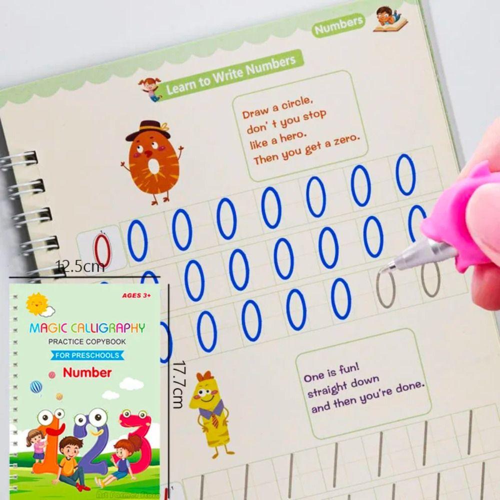 Automatic Fading Pens Reusable Writing Book Children's Exercise Book Enlightment