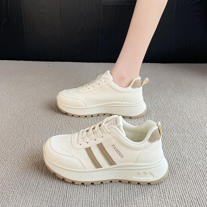 Height-increasing shoes 2025 new popular women's shoes autumn sports shoes children stand for a long time with thick soles and not tired feet casual
