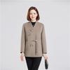 Fengxun Women's Double-sided Pure Wool Coat