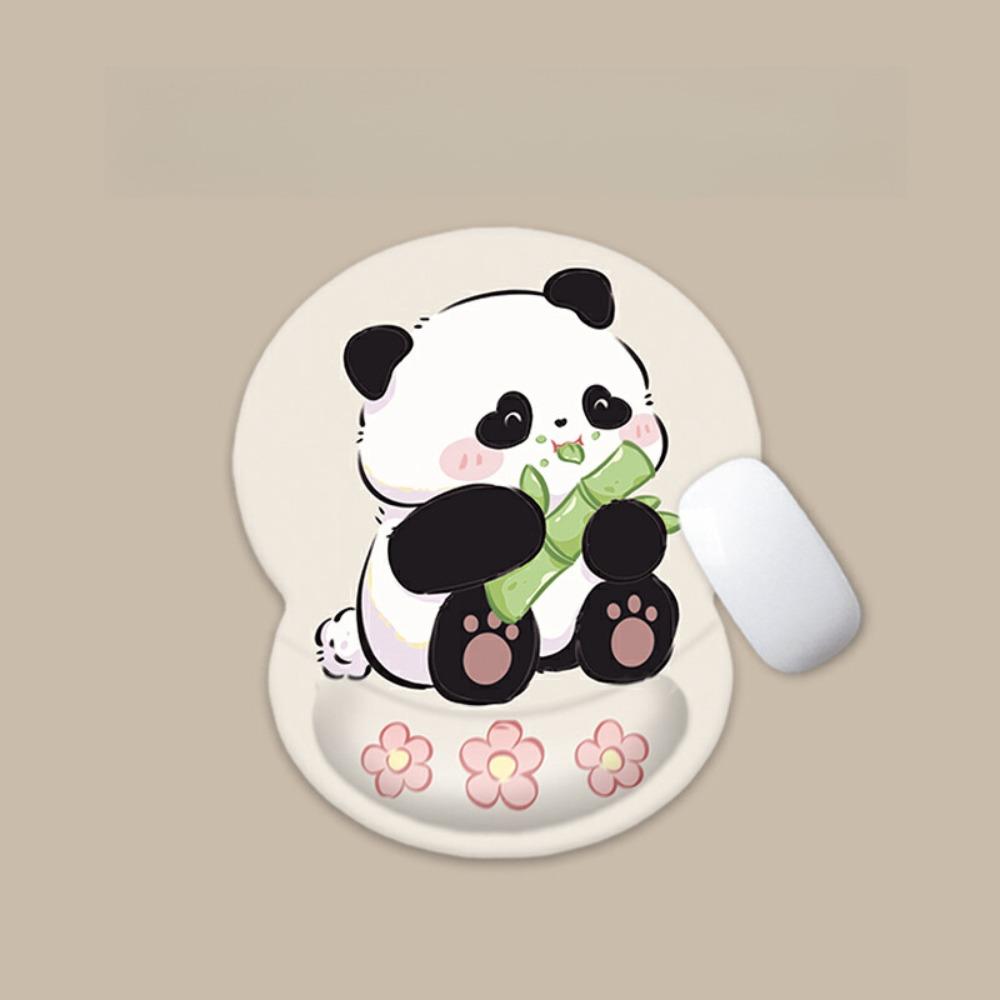 

Hand Support Cartoon Keyboard Pad Wrist Rest 3D Antiskid Mice Mat 3D Mouse Pad Office Workers style D