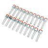 20PCS Air Conditioning Hose Barb Fitting Straight Aluminum High Strength Universal for Cars Trucks 5 8in