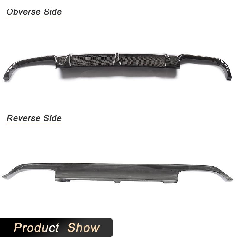 Car Rear Bumper Diffuser Lip for Mercedes Benz E Class W211 E55 AMG Sedan 2002-2006 Rear Diffuser Lip Spoiler FRP/Carbon Fiber