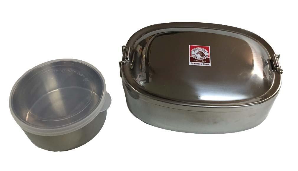 

Zebra Stainless Steel Lunch with Inner 152016 Box, Cylindrical, Box, 16cm,