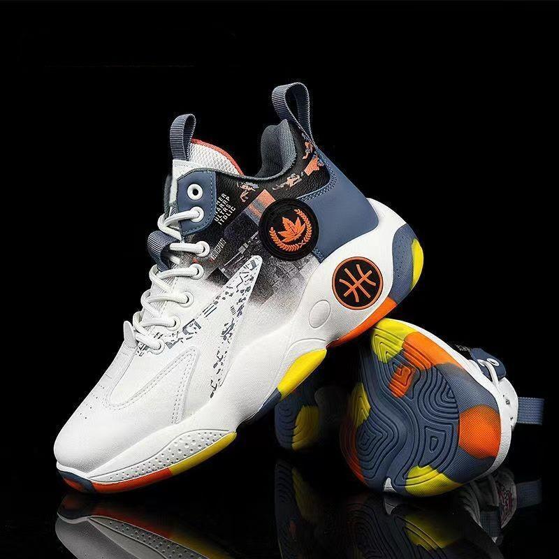 Frühlings Herrenschuhe Herren Neue Sportschuhe Teenager Laufen Studenten Freizeit High-Top Basketball Daddy Schuhe