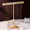 Simple Yet Stylish Wooden Holder for Bangles and Bracelets Handmade Necklace Display Stand for Home or Retail Use