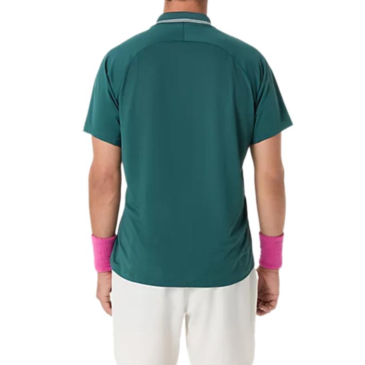 Asics Game Polo Actimotion Breeze Mesh Breathable Polo Shirt Men tops 2041A381-300