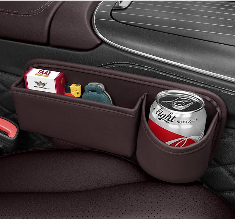 Autositz-Spaltorganizer mit Getränkehalter