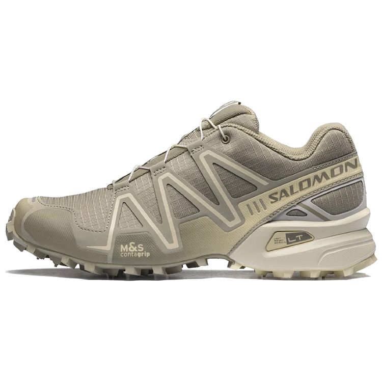 Salomon Speedcross 3 Reflect Non-Slip Durable Low-Top Outdoor Functional Shoes Unisex Shoes Khaki 417647