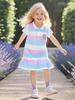 Little Maven Girls' Cartoon Short Sleeve Summer Dress - European & American Style 