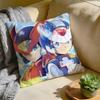 RRockman Mega Man Anime Game Cushion Cover Washed Linen Soft Breathable Decorative Case For Sofa Home Pillow Cover