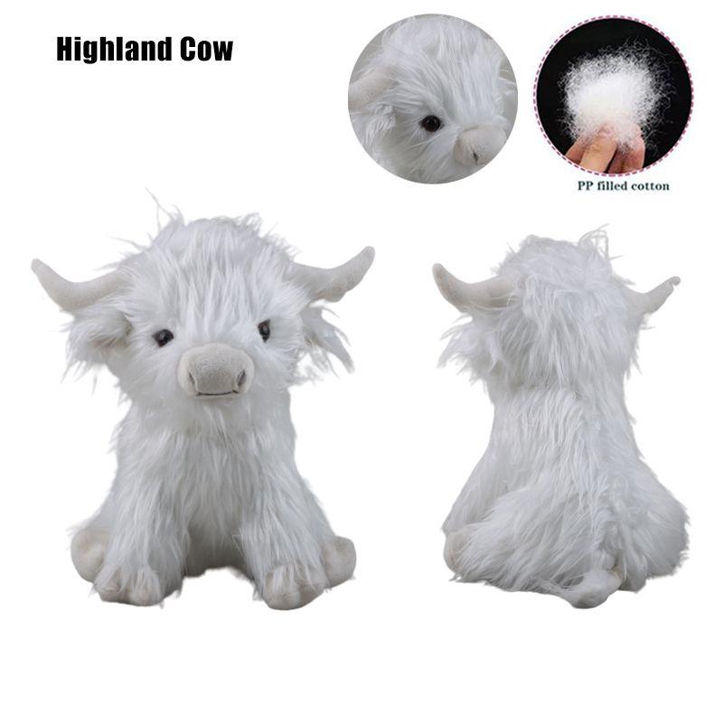 Entzückendes 9,4 Zoll schottisches Hochlandrind Plüschtier Geschenk für Kinder