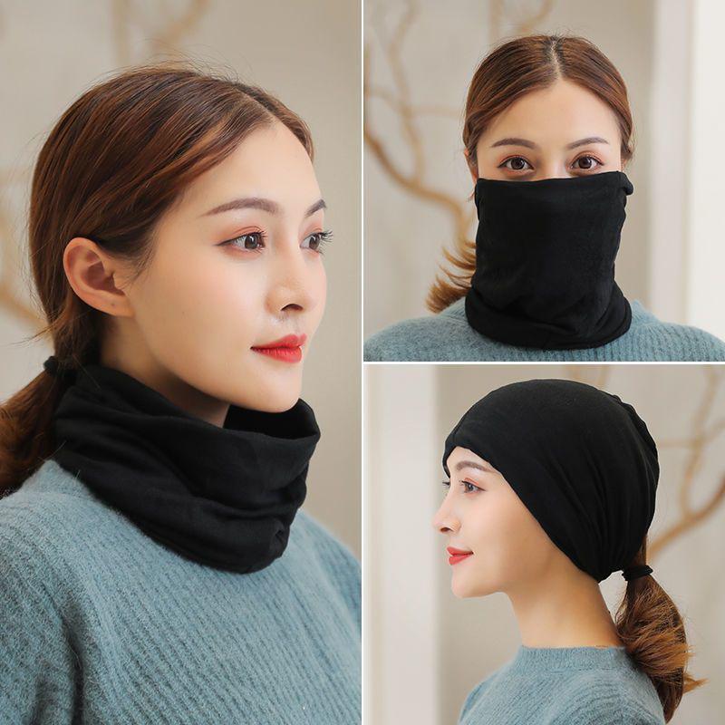 Unisex Strick-Zopfmütze & Schal: Warm, Kältefest, Imitat-Kaschmir für Herbst & Winter