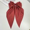 Exclusive Red Bow Hair Clip – Elegant Temperament Spring Style Accessory