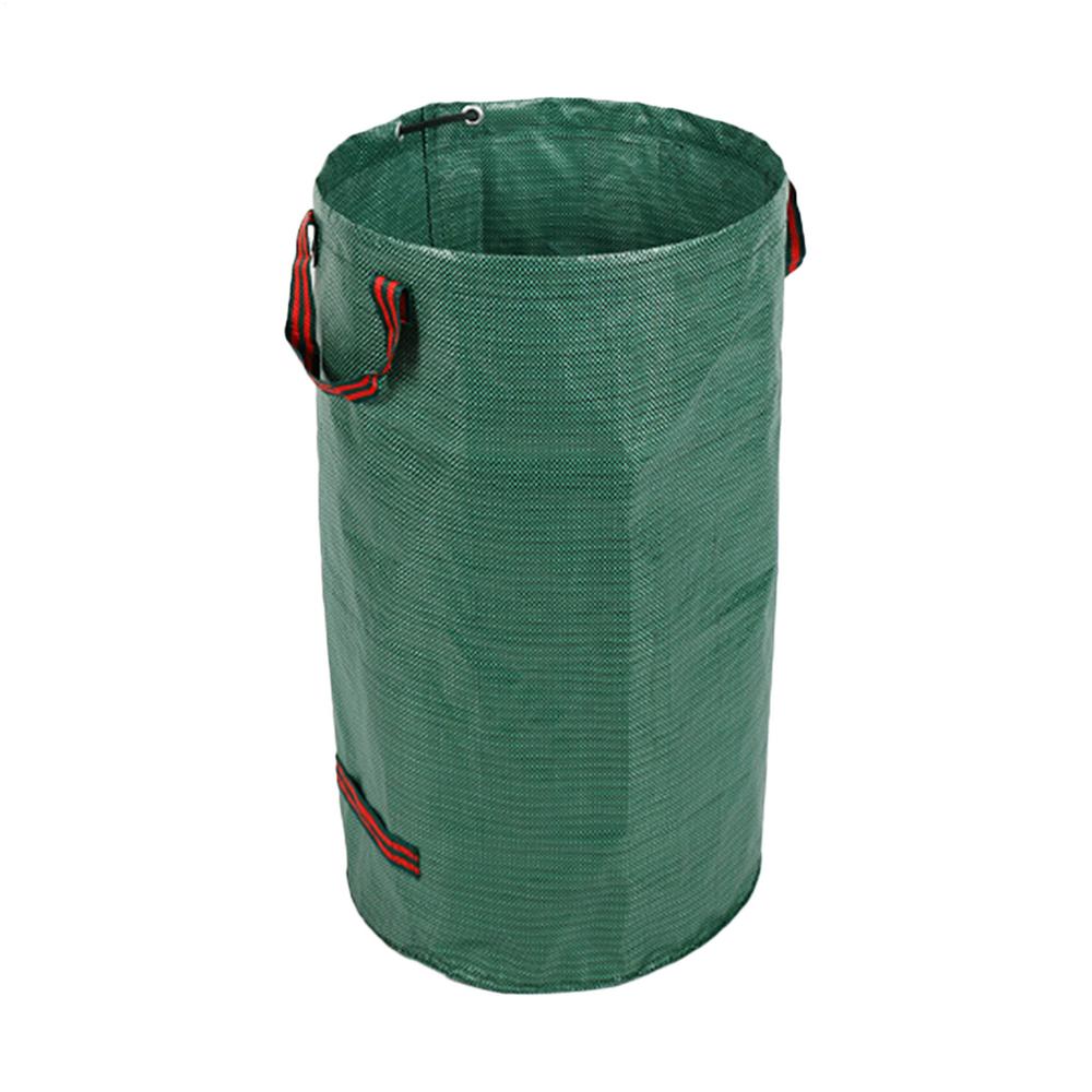 

Yard Debris Bags With Reinforced Handles 500L/132gallon Reusable Garden Waste Bags Heavy-Duty Grass Containers