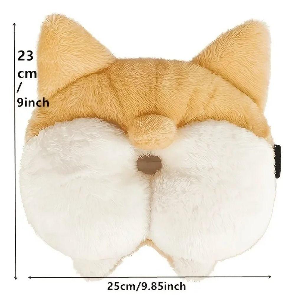 Napkin Holder Corgi Tissue Box Plush Paper Napkin Case Lovely Corgi Ass Tissue Box  For Car Seat