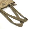 PRADA B9223 triangle logo Vertical Tote Bag Shoulder Bag Nylon Beige