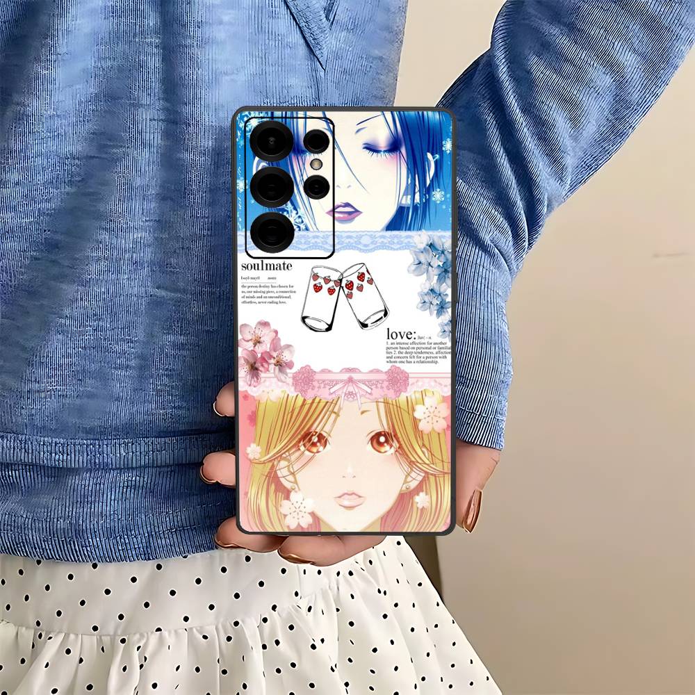 Anime Cool Nana Osaki Phone Case For Samsung S 24 fe 25 Ultra plus 20 lite 21 30 22 23 24 22 Ultra 5G Fundas