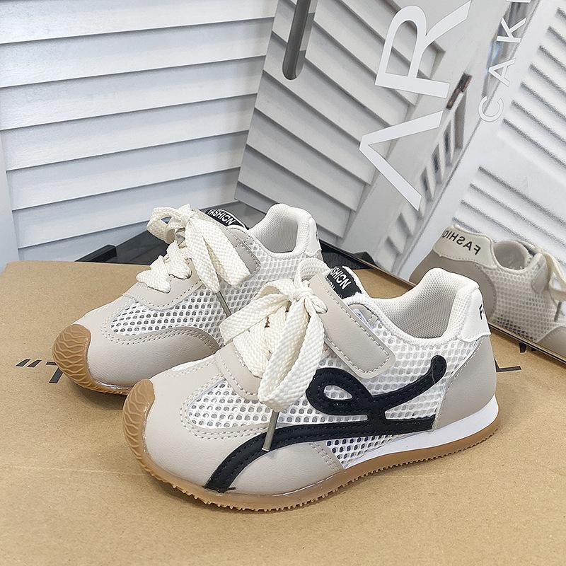 Single Net Children's Shoes 2025 Spring and Summer New Girls and Boys Forrest Gump Shoes Soft Sole Sports Shoes Casual Shoes Ultra-light Sole