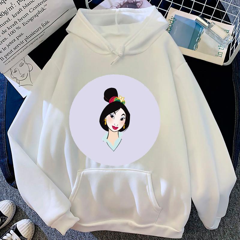 

Disney Princess Pattern Women s Sports Loose Fashion Autumn and Winter Top Clothes Pullover Women s Sports Hoodies 3XL
