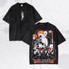 Bleach Kurosaki Ichigo Koszulka Anime Prana Winylowy Nadruk Unisex Okrągły Dekolt Krótki Rękaw Oversize Harajuku Streetwear Koszulki Top
