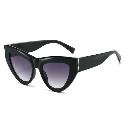 Fashion Cat Eye Sunglasses Woman Brand Quality Large Frame UV400 Protection Ladies Travel Casual Sun Shades Lunette Soleil Femme