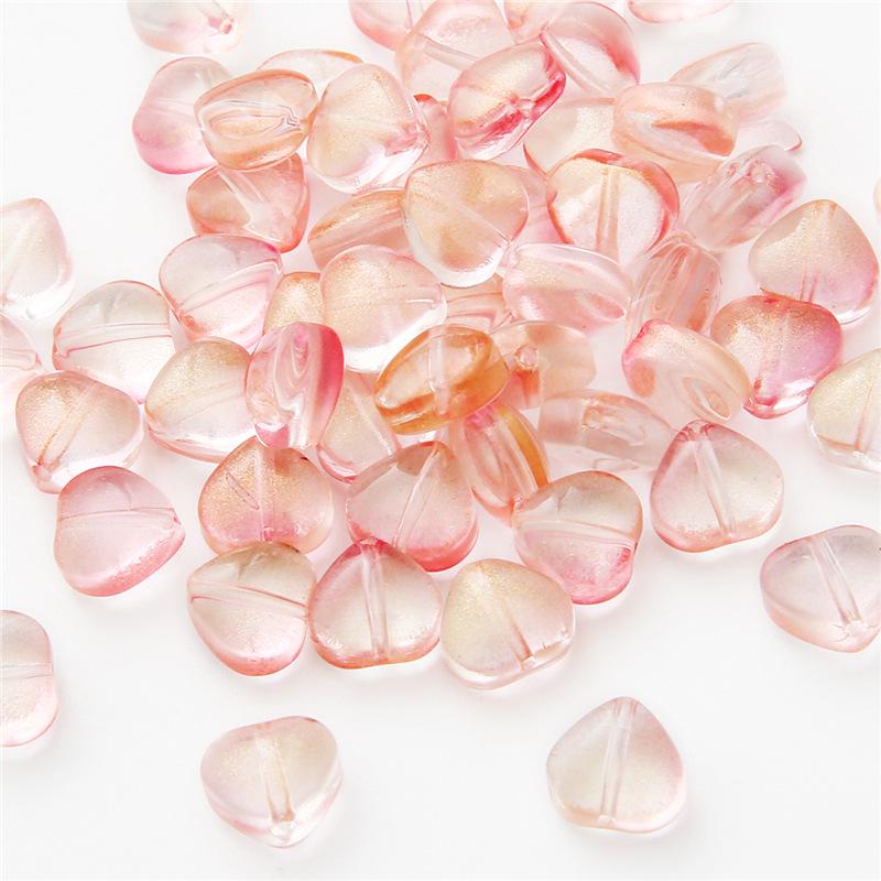 10-Piece Pentagram & Heart-Shaped Beads Set for DIY Necklaces & Bracelets