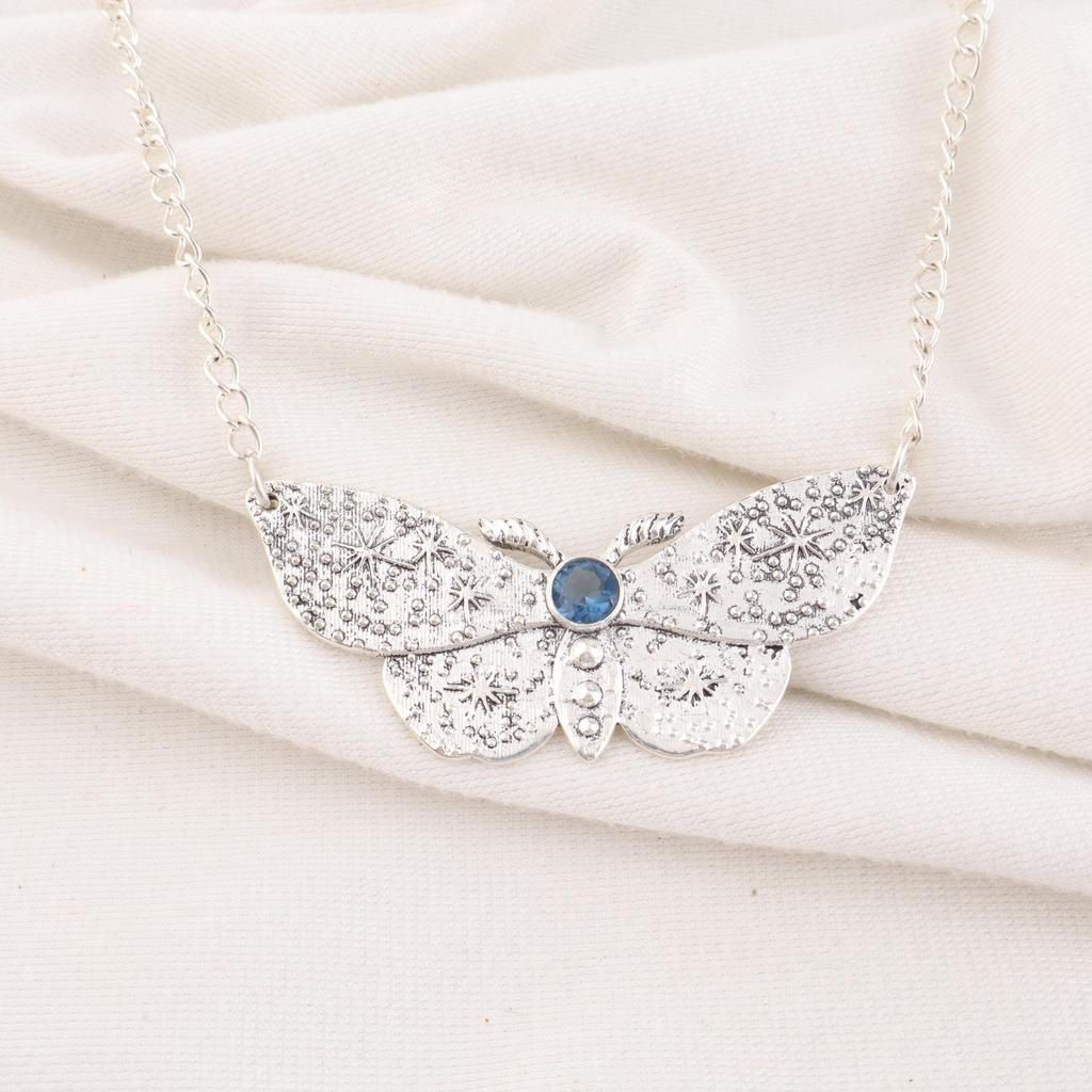 London Blue Topaz Pendant, 925 Solid Sterling Silver Gemstone Jewelry, Handmade Pendant, For Thanksgiving
