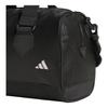 Adidas Leather Sport Performance 6.2L Solid Color Design Polyurethane Tote Bag Unisex Tote Bag Black JZ4375