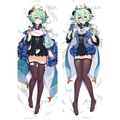 Genshin Impact Sucrose Dakimakura Pillow Case Hugging Anime Body Pillow Cover Bedroom Bedding Cosplay Pillowcase Otaku Gifts