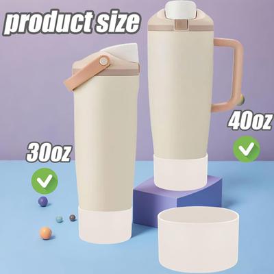 Silikoninis dėklas Owala FreeSip Twist Flip buteliams Apsauginė dugno mova Neslystanti BPA neturinti silikoninė butelio kepurėlė