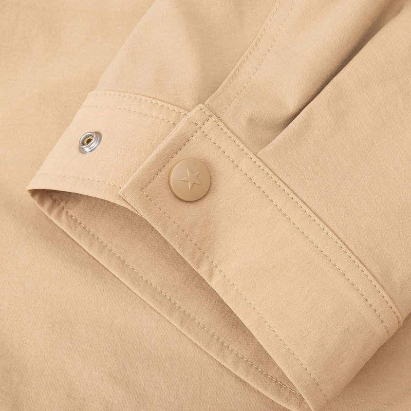 Converse Jackets Unisex Khaki Stand Collar Moderate Other MCJ404-X63