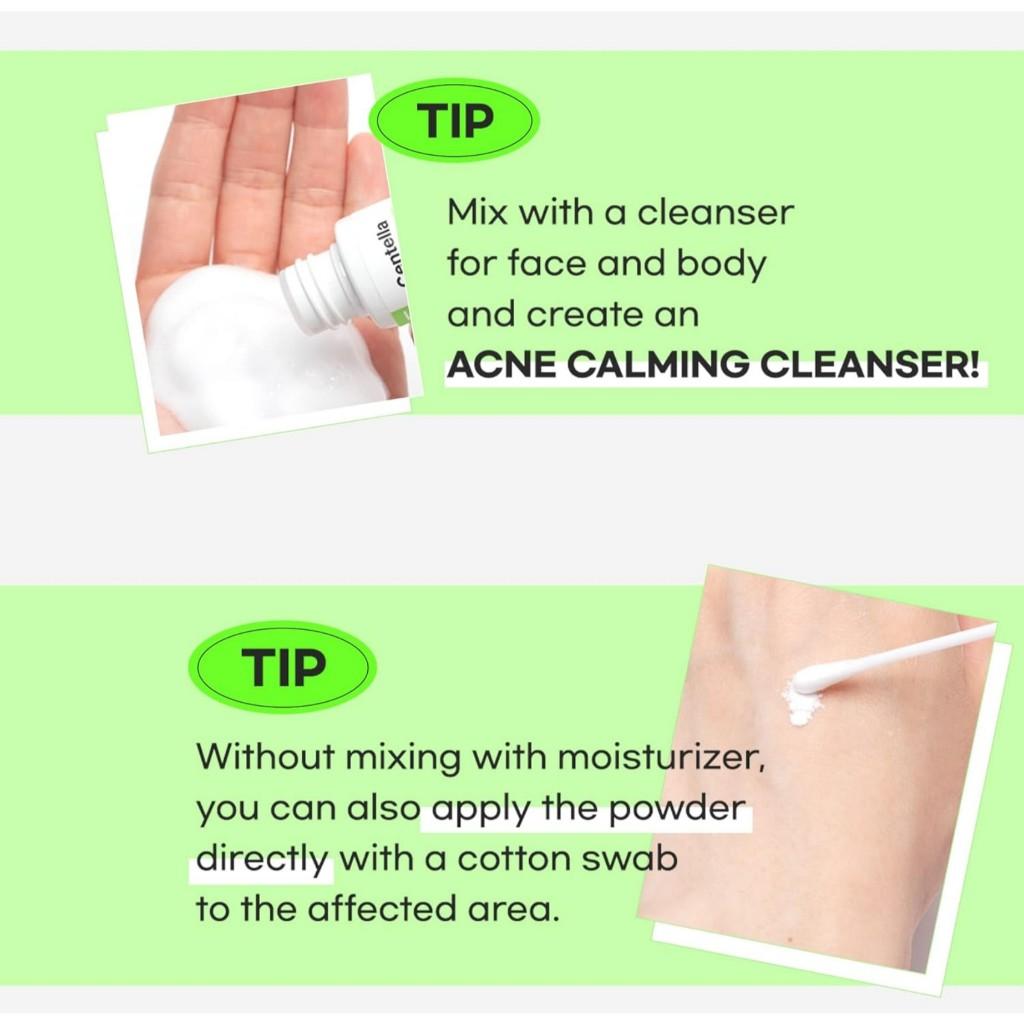 TIAM Centella Blending Powder, 10g | CICA Powder, Sebum Control, reduce acne marks, Asiaticoside, Madecassic Acid, Asiatic Acid