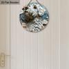 2D flat hanging decorative signs,interior wall or door decoration,garden decoration,the pattern is a cute dog,a housewarming gift for friends