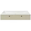Ceramic Wash Basin with Faucet Hole White 76 X 42.5 X 14.5 Cm