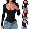 Dámské vysoce elastické sexy tričko s dlouhým rukávem na jógu