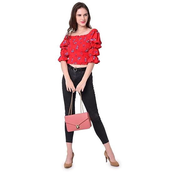 Noora Leather Sling Bag for Women | Stylish Trending Handbag |