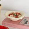 Ins Wind Special-shaped Salad Bowl High-value Yogurt  Oatmeal Breakfast Bowl Irregular Dessert Bowl Ice Cream