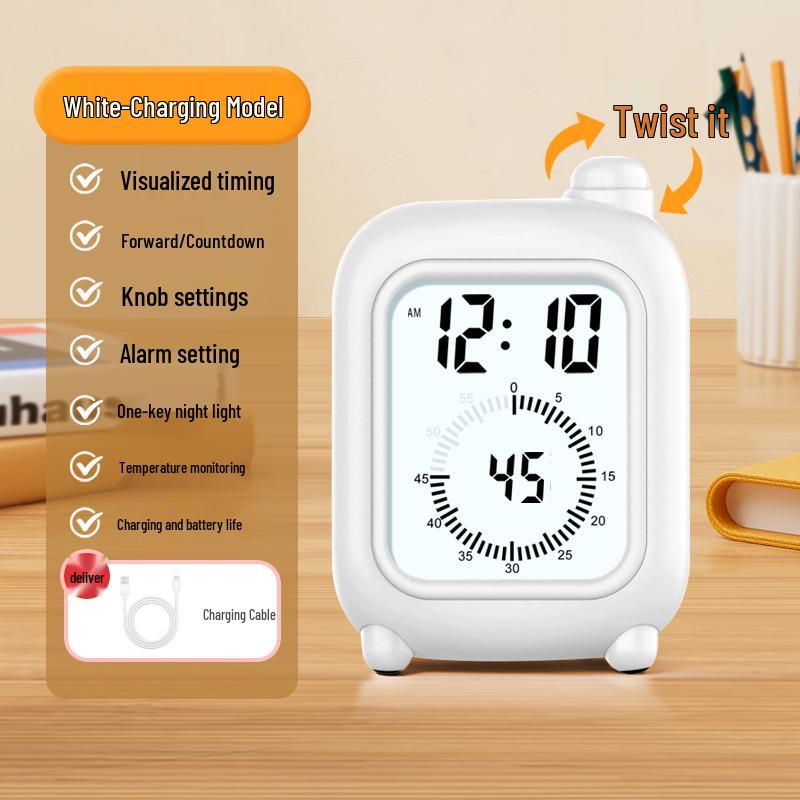 Timer Visivo e Sveglia per Bambini: Un Gestore del Tempo per l'Autodisciplina e l'Apprendimento