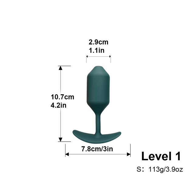 Anal Training S/m/l Steel Ball Built-In Butt Plug Dildos for Men Buttplug Male Prostate Massage Anus Dilatador Adult Supplies
