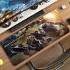 Spiel Monster Hunter W-Wilds Mauspads Rutschfester Gummi Gamer Balance Computer Matte Decoracion Schreibtischmatte Laptop Büro Groß